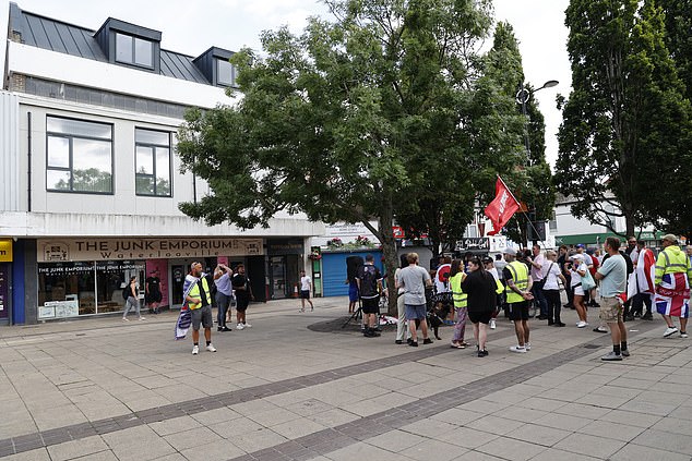 Around two thousand people packed into Waterlooville precinct to protest against the plans last month