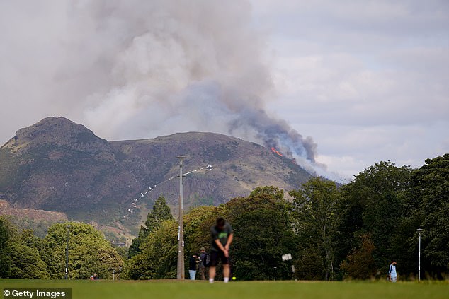 Scottish Fire and Rescue Service have reportedly been called out to a wildfire at Arthur's Seat