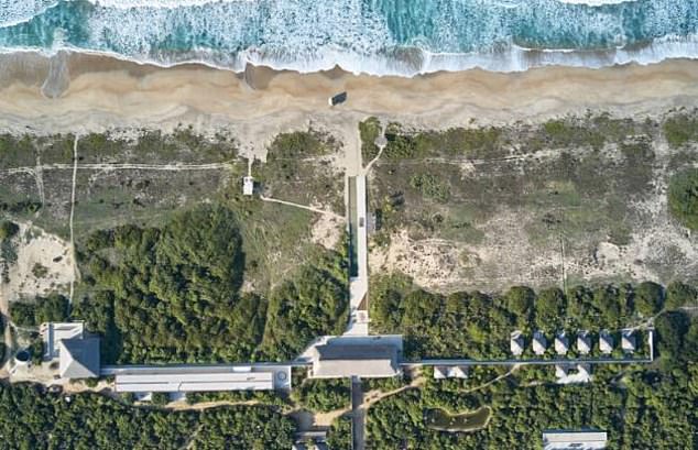 The breathtaking Casa Wabi venue in Mexico faces out onto the Pacific Ocean