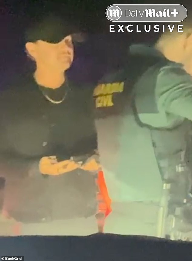 An insider said: 'Stars are just like us, he was one of many famous faces at the event. Even Leo gets doubted at the door. 'The police did a double take when Leo checked in'