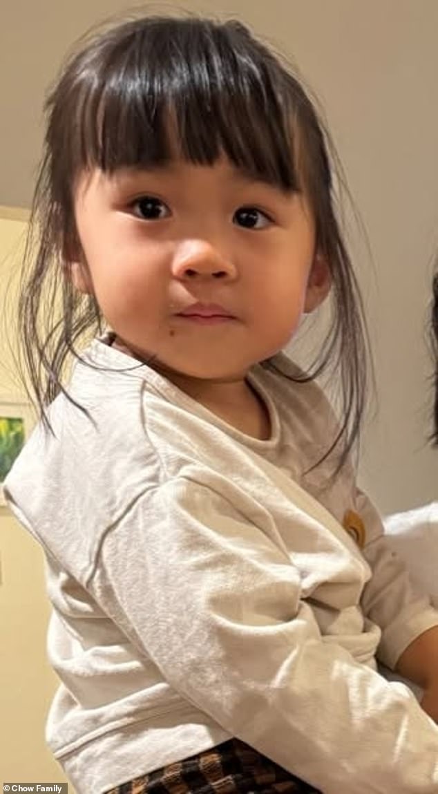 Astrid died after the shooter coldly fired into the back seat, hitting her, seconds after murdering Chow in the front seat