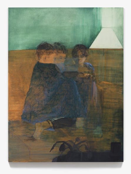 Aubrey Levinthal’s Couch (Three Boys), 2025.