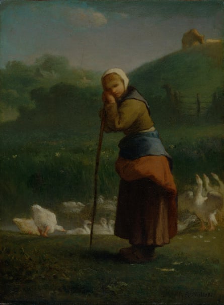 The Goose Girl at Gruchy by Jean-François Millet.