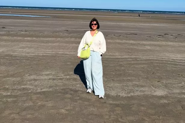 Fionnuala on the beach