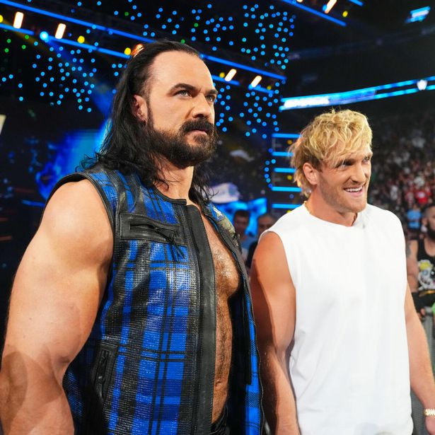 WWE superstars and allies Drew McIntyre and Logan Paul