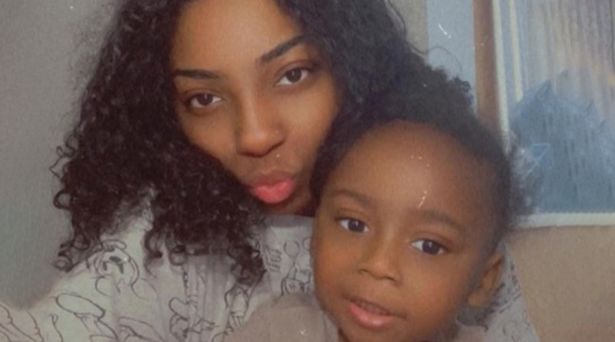 Kayela Smith with her son Xielo Maruziva