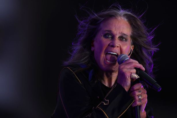 INGLEWOOD, CALIFORNIA - SEPTEMBER 08: Musician Ozzy Osbourne performs during half-time of the 2022 NFL season opening game between the Buffalo Bills and the Los Angeles Rams at SoFi Stadium on September 08, 2022 in Inglewood, California. (Photo by Harry How/Getty Images)