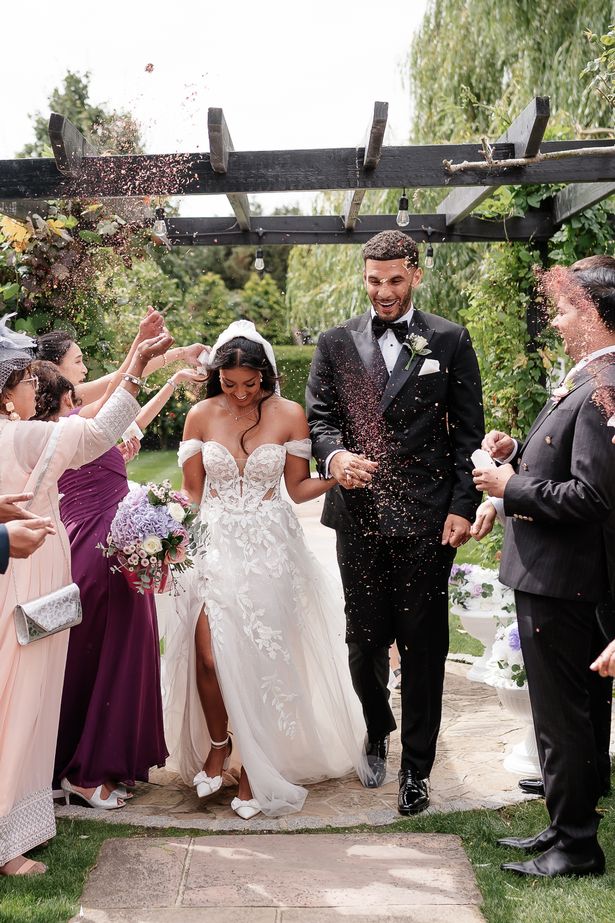 Love Island winners Kai Fagan and Sanam Harrinanan wedding