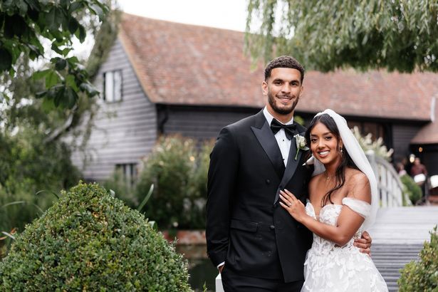 Love Island winners Kai Fagan and Sanam Harrinanan wedding