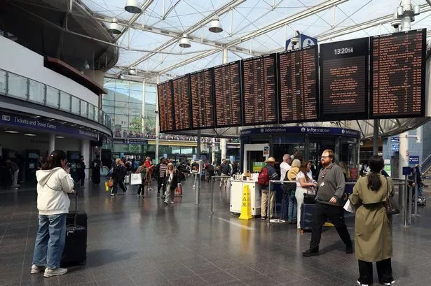 Passengers faced delays in Manchester Piccadilly Train Station yesterday