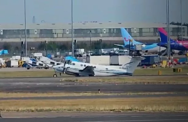The plane
