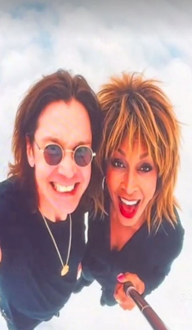 The footage was used just days after Ozzy was laid to rest during a private funeral