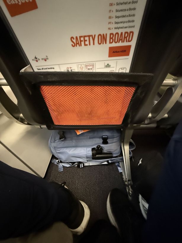 A tourist is demanding EasyJet refund the £50 fine for her 'oversized' under seat bag