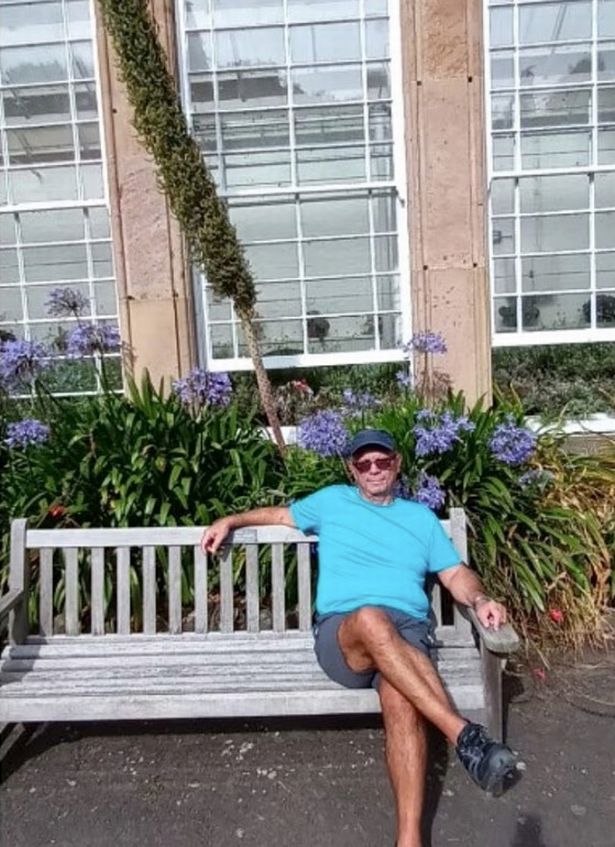 Chris Bourda dozed off on a sun lounger and woke up to find his spouse had vanished