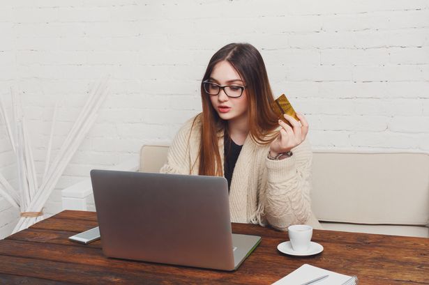 Young woman on laptop