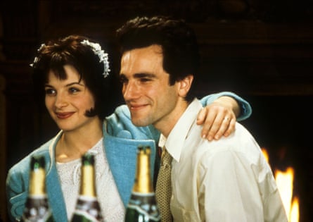 Daniel Day-Lewis with Juliette Binoche in The Unbearable Lightness of Being