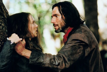Daniel  with Winona Ryder in The Crucible.