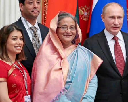 Tulip Siddiq, Sheikh Hasina and Vladimir Putin