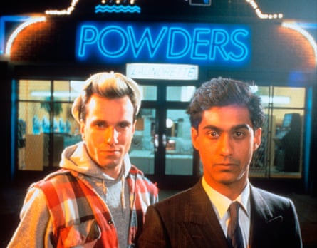 With Gordon Warnecke in My Beautiful Laundrette