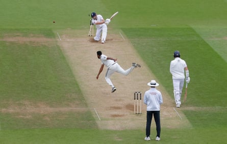 Mohammed Siraj bowls Gus Atkinson for the final wicket to give India victory by six runs.