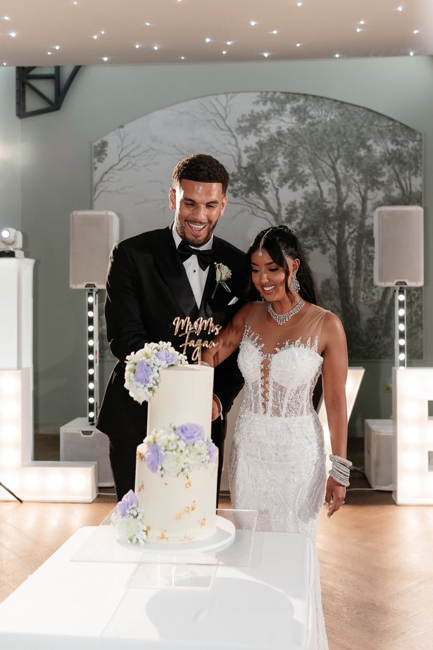 Love Island winners Kai Fagan and Sanam Harrinanan wedding