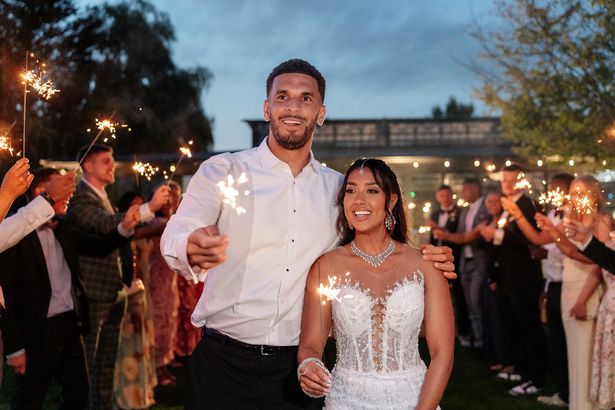 Love Island winners Kai Fagan and Sanam Harrinanan wedding