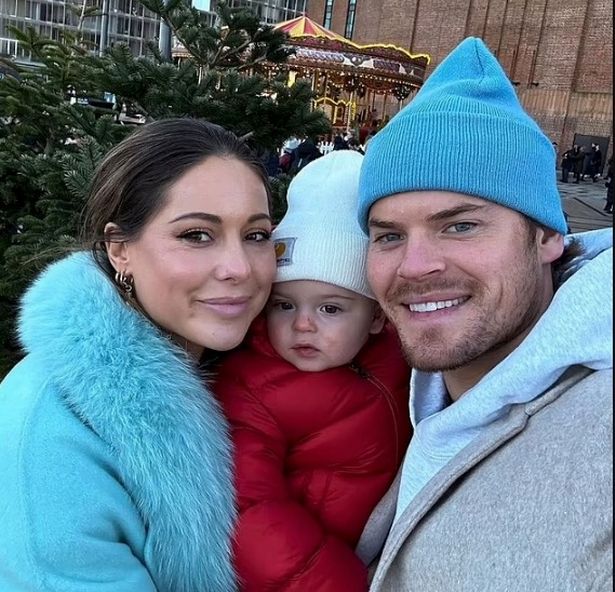 Louise Thompson, Ryan Libbey and their son Leo