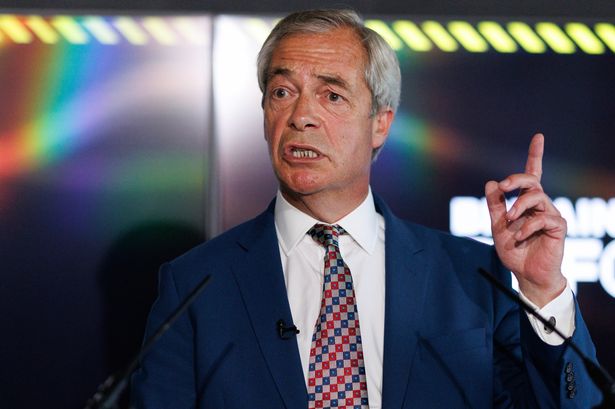 Nigel Farage held a press conference as part of Reform UK’s ‘Lawless Britain’ campaign
