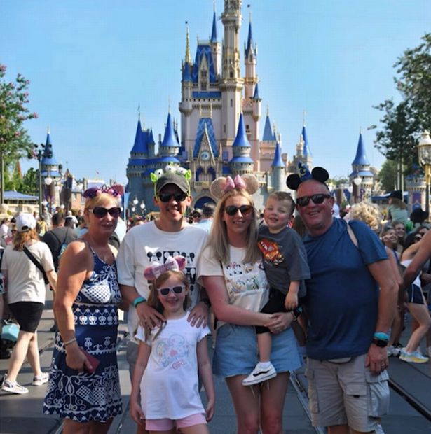 Yvonne Ford and her family went to Florida on a trip after she was 'scratched' by a puppy in Morocco