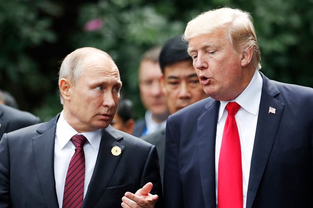 Donald Trump and Vladimir Putin