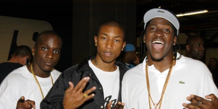 Pusha T (left), Pharrell Williams and Malice