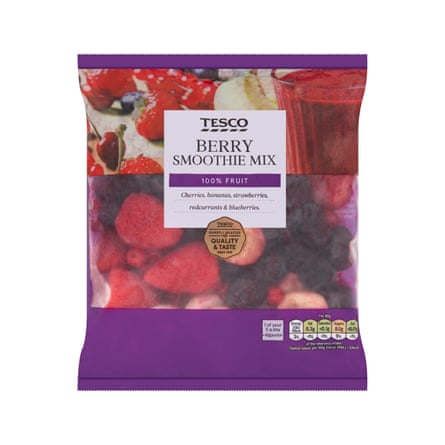 Tesco Berry Smoothie Mix 500G