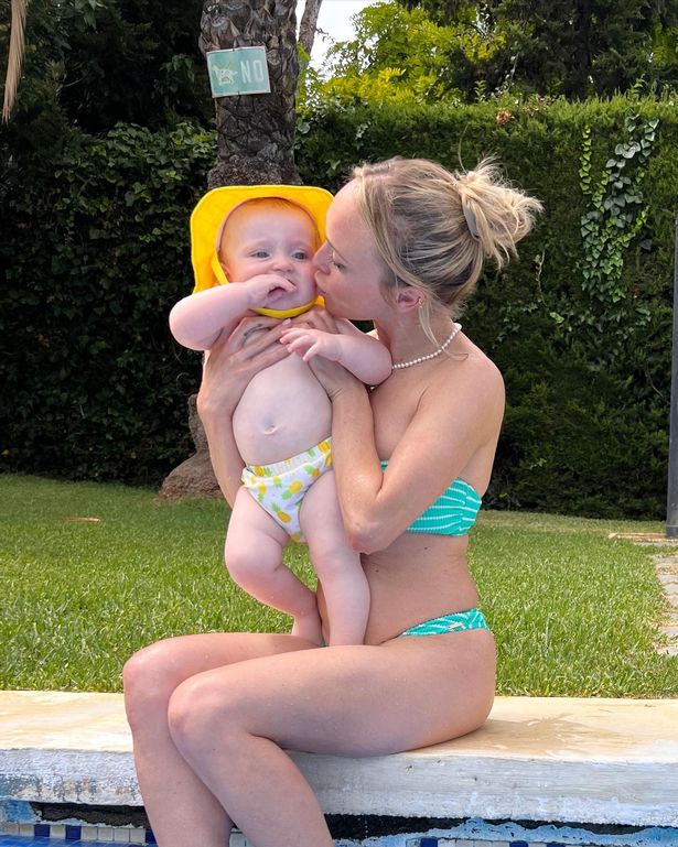 Jorgie welcomed baby Peony in December 2024