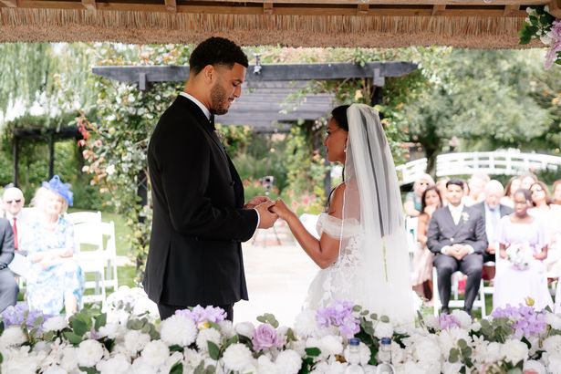 Love Island winners Kai Fagan and Sanam Harrinanan wedding
