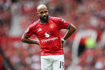 Bryan Mbeumo in pre-season action for Manchester United.