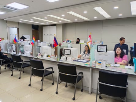 The consultation centre at Ansan’s foreign resident support headquarters.