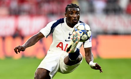 Mo Kudus in pre-season action for Spurs.