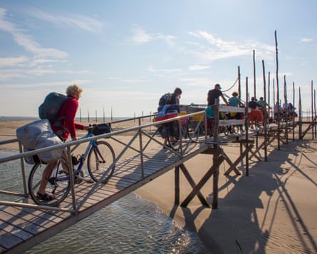 Crossing from Texel to the neighbouring island of Vlieland.