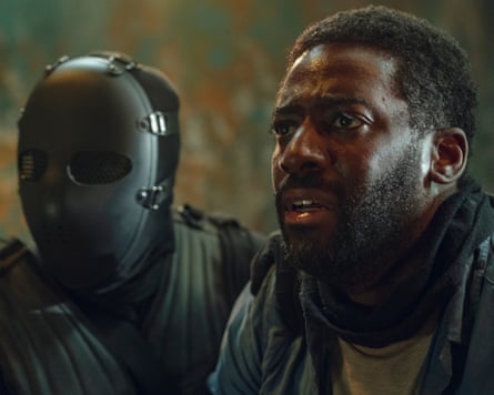 Ashley Thomas (right) in Hostage.