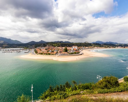 The coastal town of Ribadesella in Asturias.