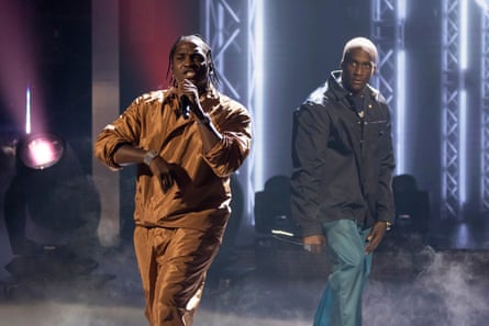 Clipse perform at the BET Hip Hop awards in 2022