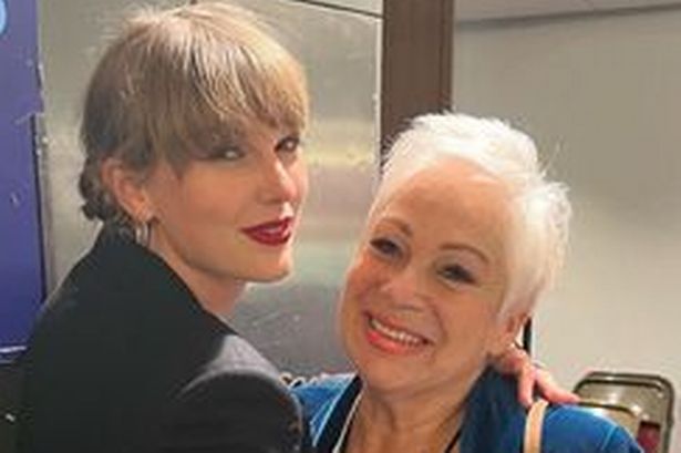 Denise Welch and Taylor Swift