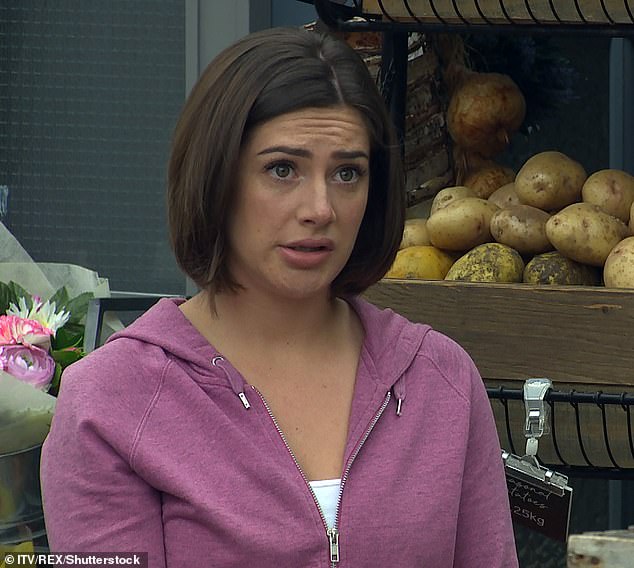 Isabel has played Victoria Sugden on Emmerdale since the age of 12 - she is now 31-years-old (pictured in 2021 as Victoria)