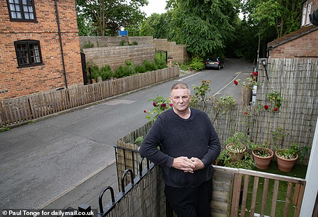 Retired military man Kev Creasy, 69, who lives opposite, said: 'It is absolutely ridiculous what they've been through with the council but they've come to a solution now'