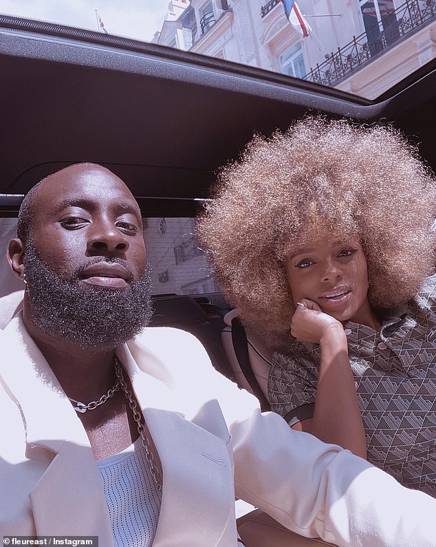 Speaking about her difficult labour, Fleur praised her husband Marcel Badiane-Robin for being extremely supportive and said she would 'roll around naked on the floor' to help with the pain