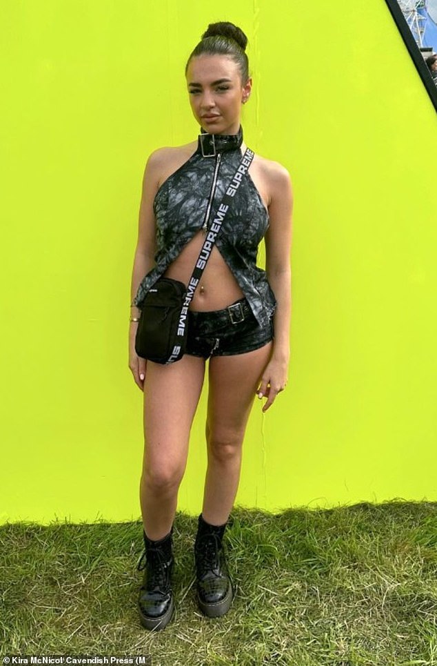 The two beauticians tried to bring in £6,500 worth of drugs into Creamfields but avoided jail after a judge accepted they were 'pressured' into acting as mules (McNicol pictured)