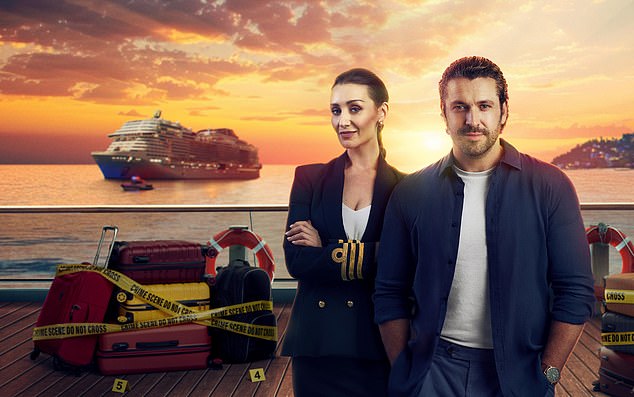 The soap star reunited with her Corrie on-screen boyfriend, X Factor winner Shayne, on The Good Ship Murder, which began airing its second series in January
