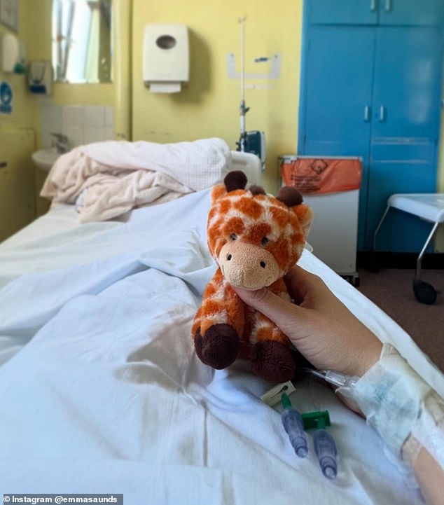 Saunders first revealed her health scare during this Instagram post back in March