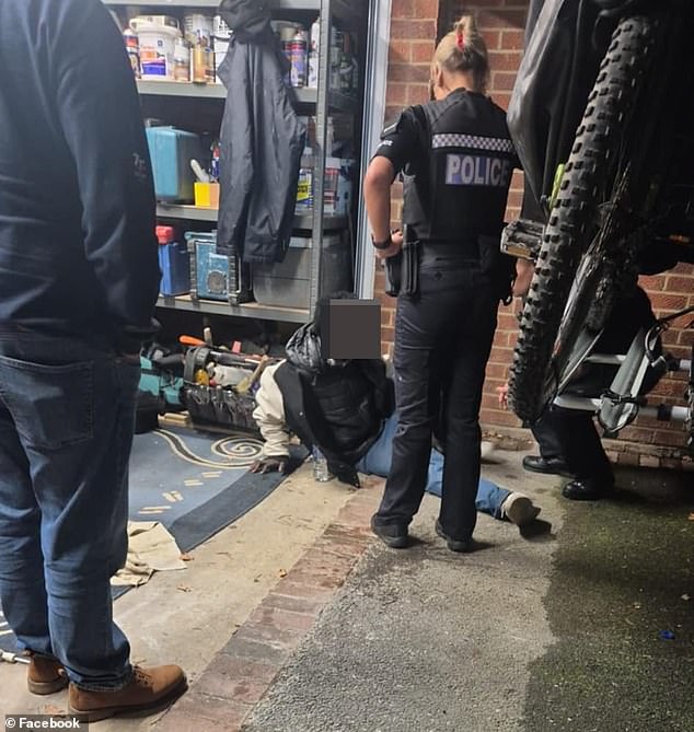 The public spirited couple immediately called the police after discovering the illegal migrant had snuck in with them