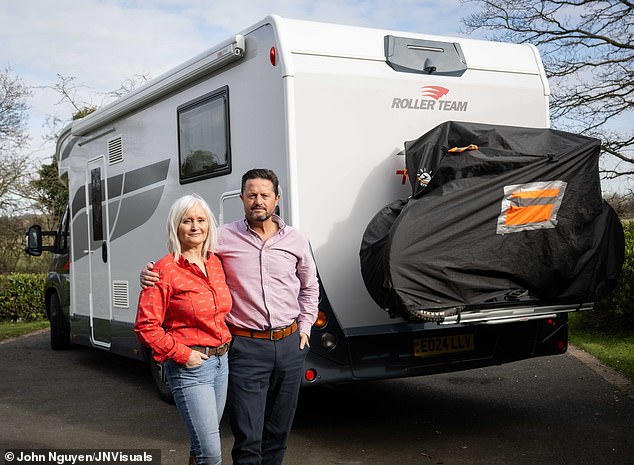 Joanne and Adrian Fenton (pictured) were originally ordered to pay £1,500 by the Home Office when they reported a migrant clinging to the back of their motorhome when they returned back from France
